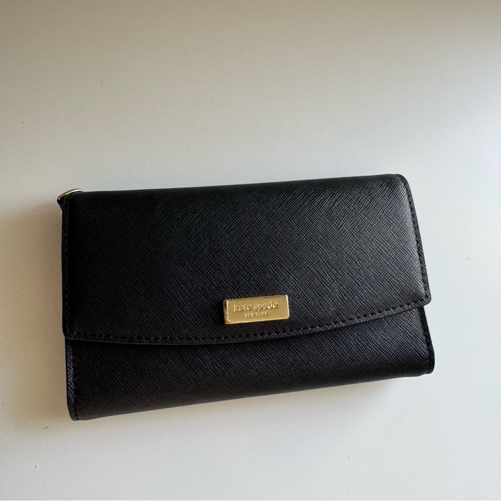 Kate Spade Black Leather Wallet